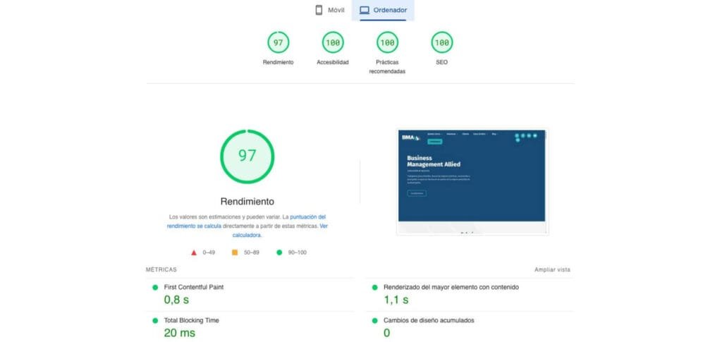 Velocidad de la página web rendimiento - Renderizado del mayor elemento con contenido (LCP)